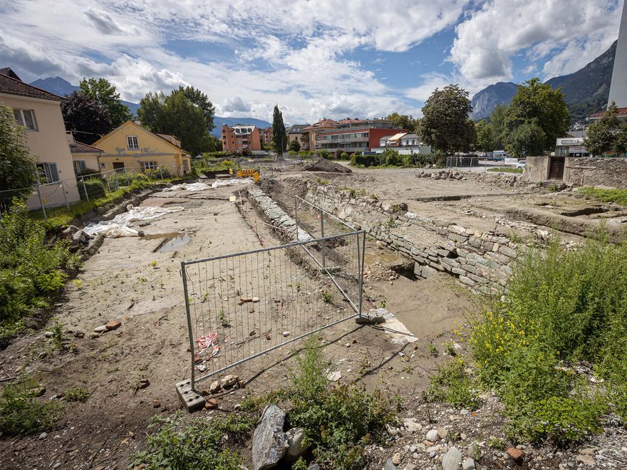 Archäologische Funde am Zeughausareal - Sillkanal