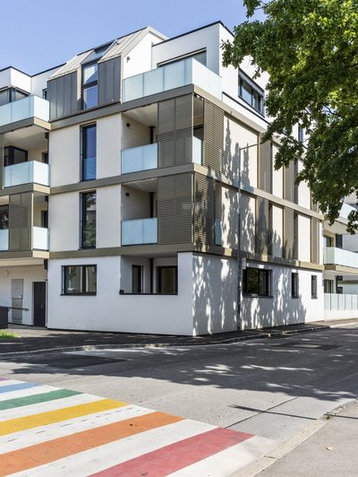 Felmayerpark Straßenansicht
