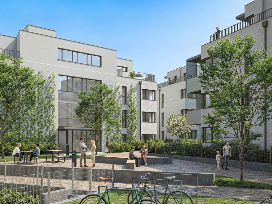 Visualisierung Wohnhausanlage am Fliegenspitz - Im grünen Mödling