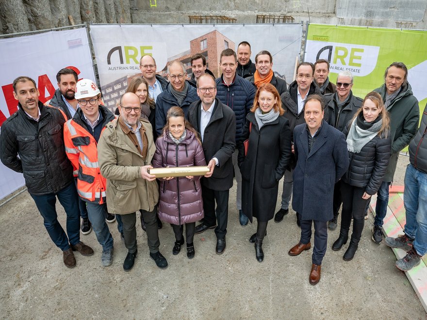 Grundsteinlegung Linke Wienzeile