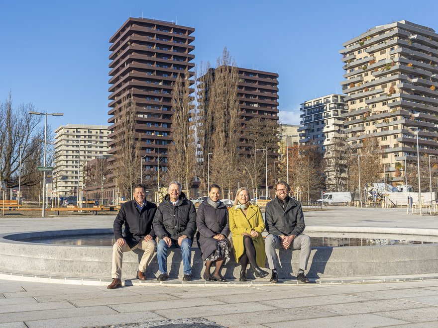 Übergabe Reininghausplatz Graz - Werle, Eber, Wolf- Nikodem-Eichenhardt, Schwentner, Pichler