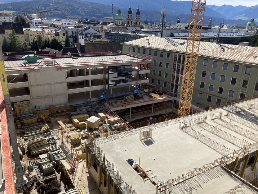 Baustelle Sicherheitszentrum Tirol 