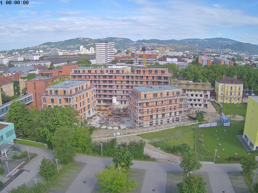 Gesamtansicht Baustelle Derfflingerstraße 2 Rohbau