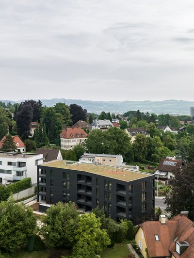 Drohnenansicht der Froschberg Flats