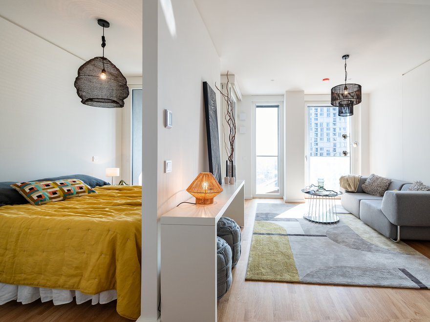 Musterwohnung Tower Homes - 1,5 Zimmer Wohnung