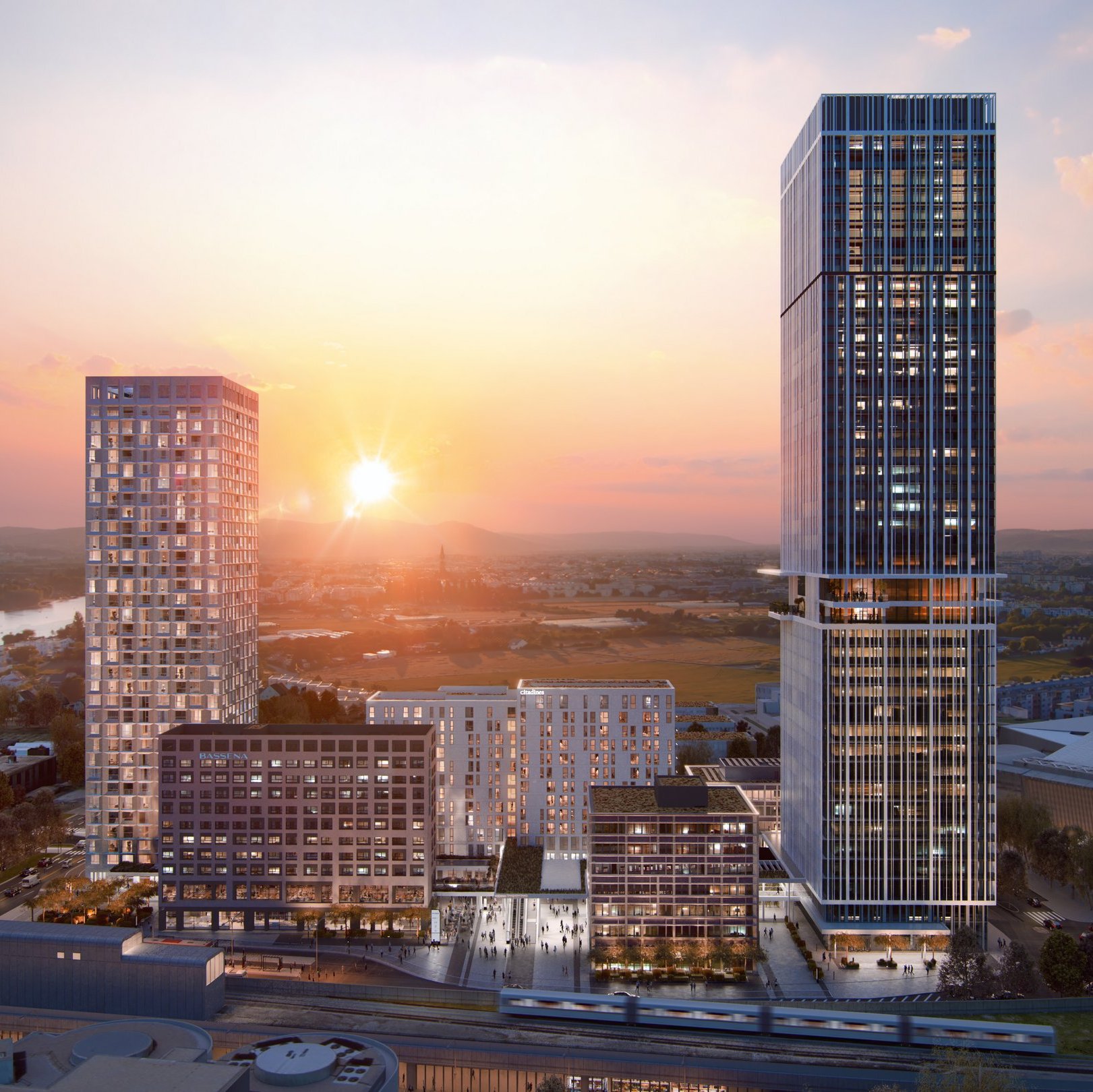 VIENNA TWENTYTWO Quartiersansicht VIENNA TWENTYTWO Quartiersansicht