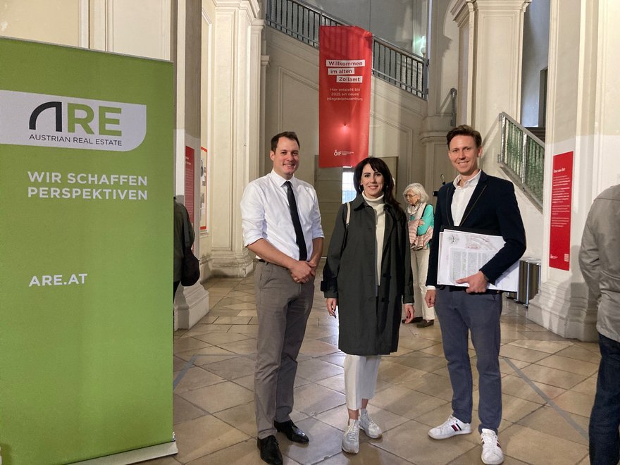 Wilfried Erasim, Alina Dekas und Kenneth Scherenberger