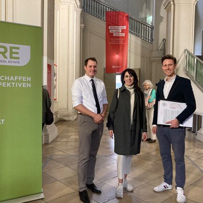Wilfried Erasim, Alina Dekas und Kenneth Scherenberger