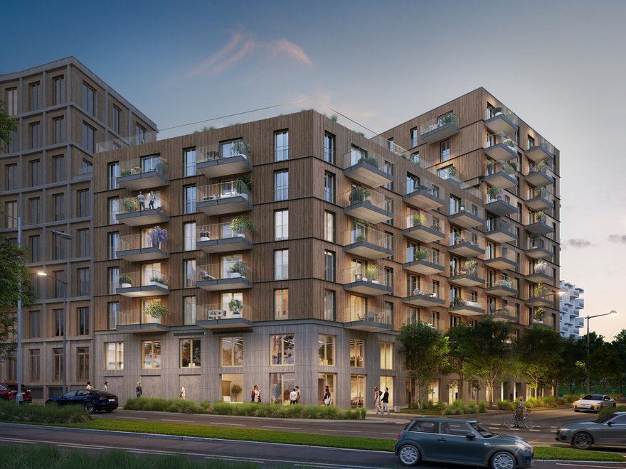 Visualisierung Mietwohnungen Baufeld 4A - VILLAGE IM DRITTEN