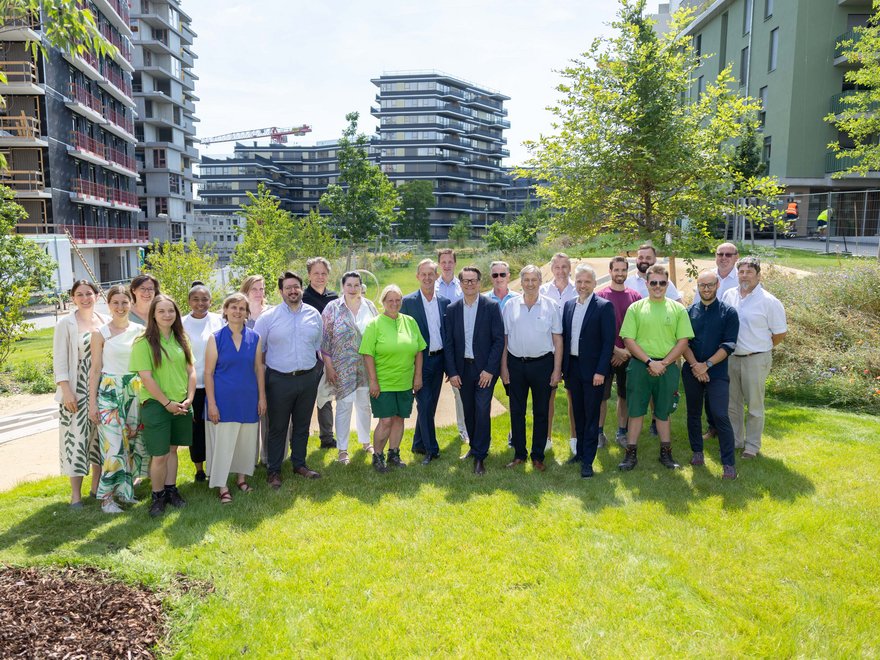 Eröffnung Bert-Brecht-Park VILLAGE IM DRITTEN