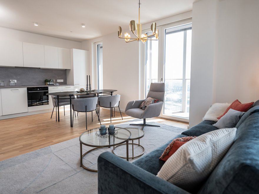 Musterwohnung Tower Homes - Wohnküche