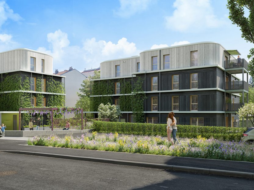 Grüne Stadtvillen - Visualisierung