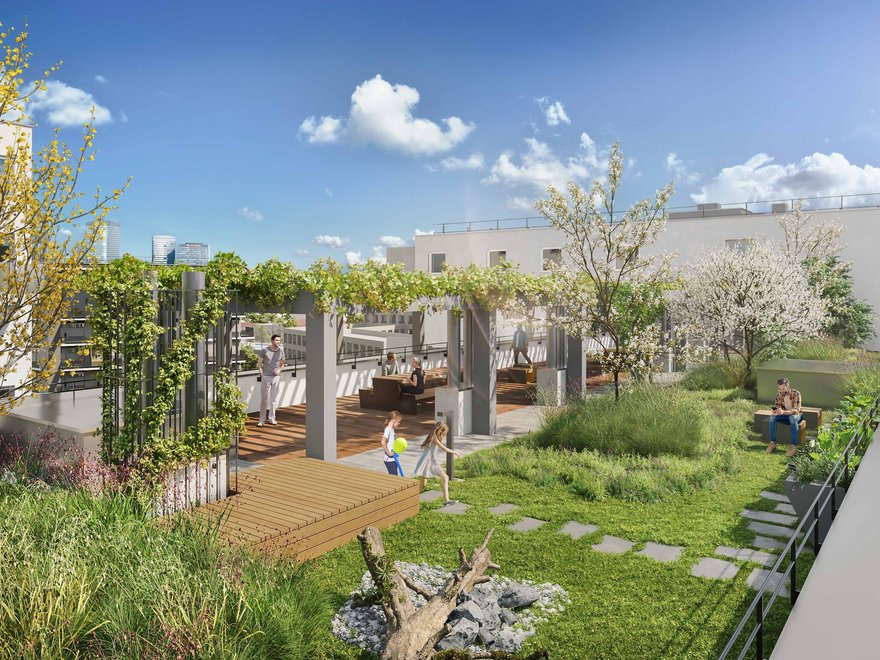 VILLAGE IM DRITTEN - Visualisierung PARK FLATS