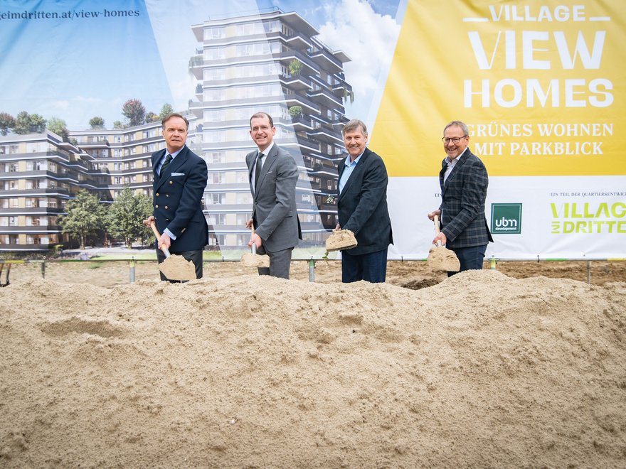 Spatenstich VIEW HOMES - Winkler, Weiss, Hohenberger, Bejdl