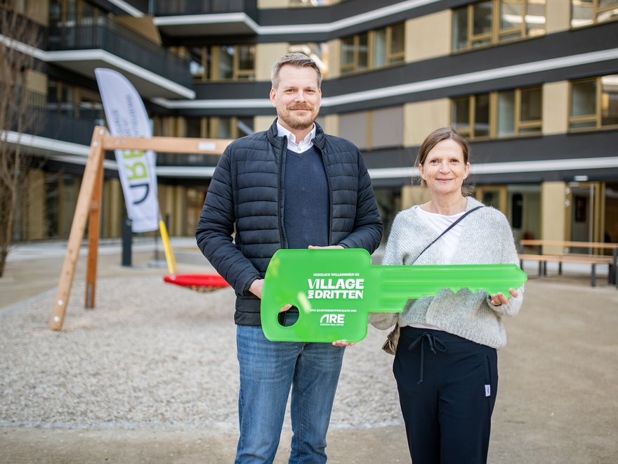 Schlüsselübergabe VIEW HOMES