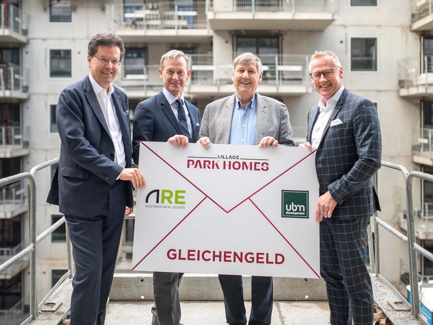 Gleichenfeier PARK HOMES - Wetschnig, Beck, Hohenberger, Schaller