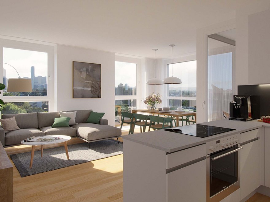 Visualisierung Wohnung VIENNA TWENTYTWO