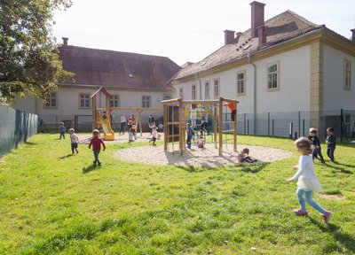 Altstadtensemble Paulustorgasse Spielplatz