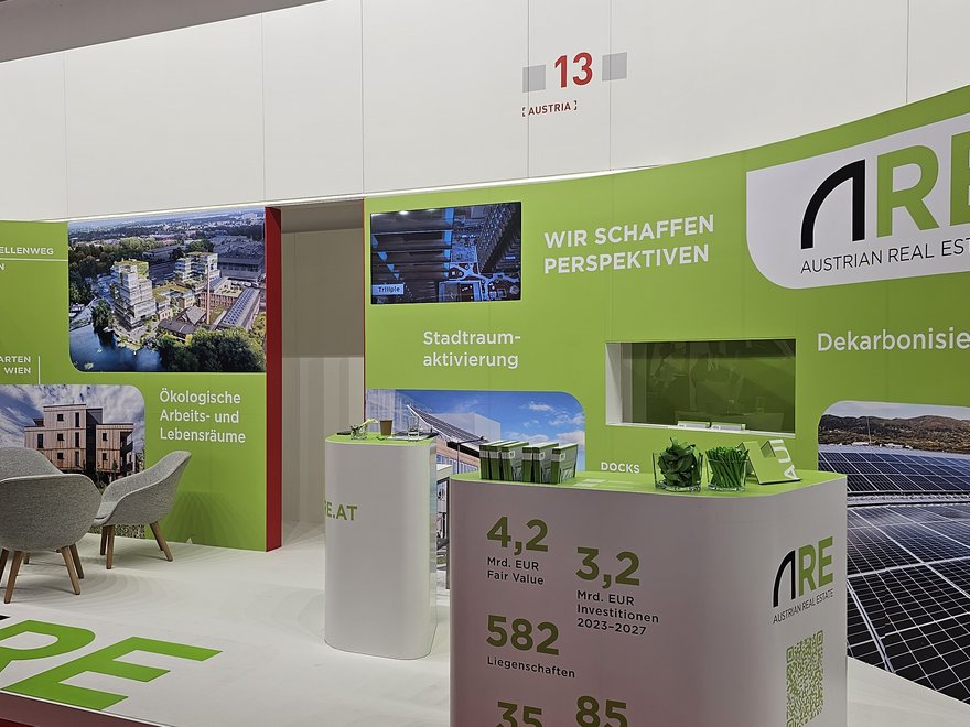 EXPO REAL 2023 in München - ARE Messestand