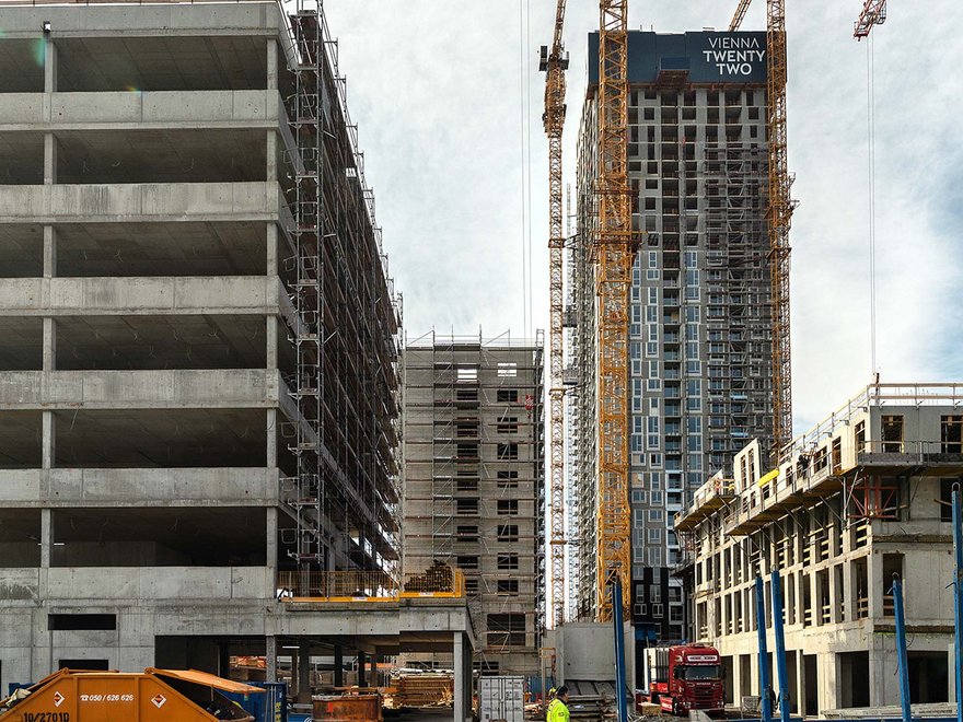Baustelle VIENNA TWENTYTWO