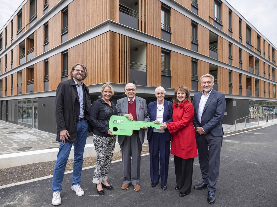 Schlüsselübergabe von "Living Plus im grünen Mödling"