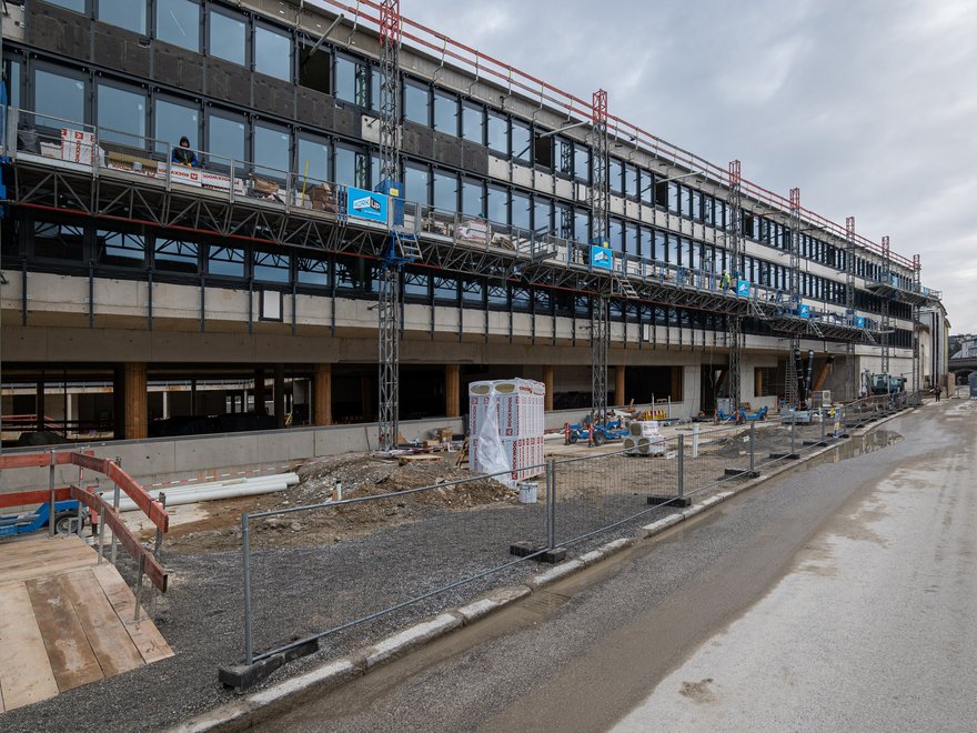 Baustelle Sicherheitszentrum Tirol