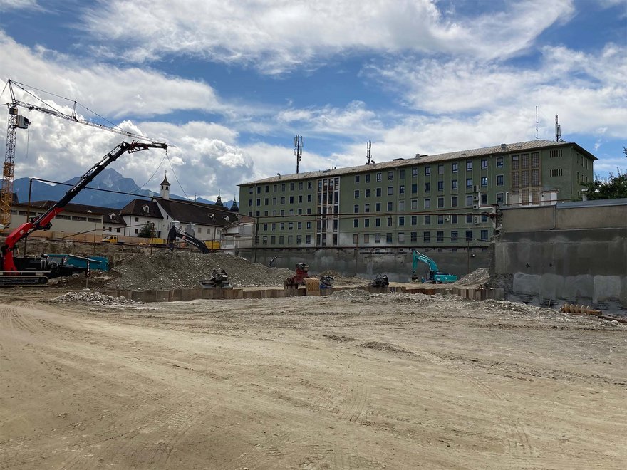 Sicherheitszentrum Tirol - Baustelle