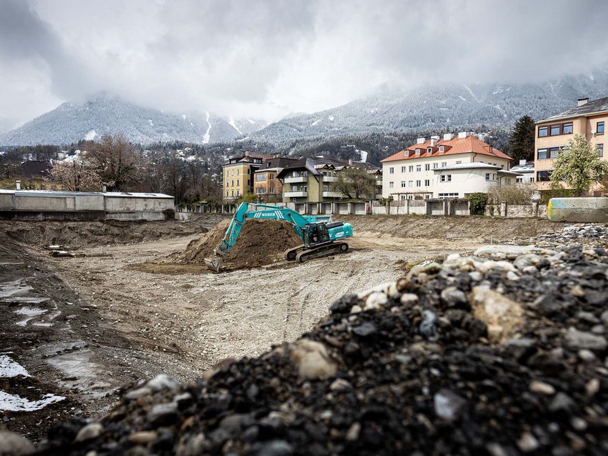 Baustelle Sicherheitszentrum Tirol