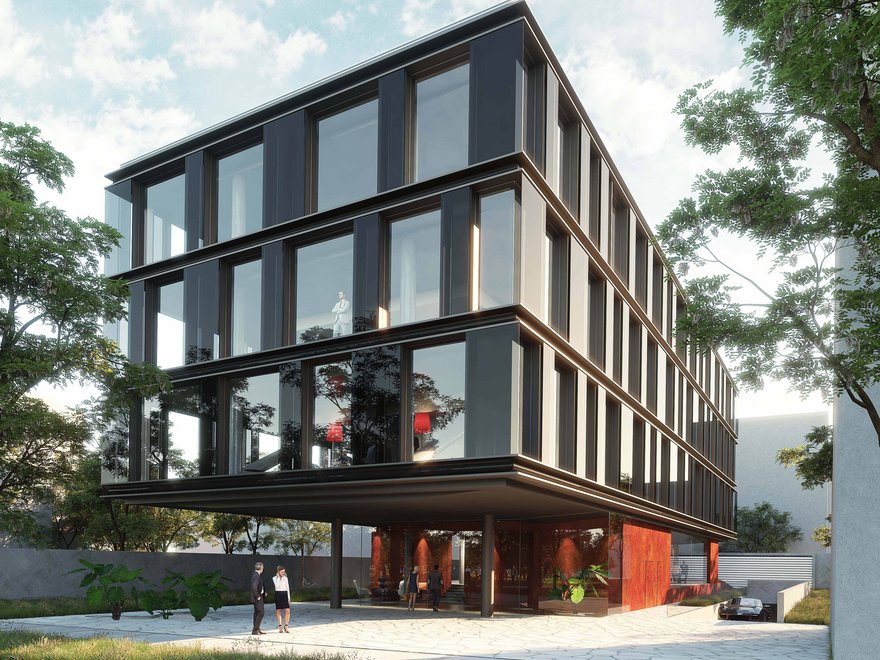 Visualisierung Bürogebäude Kaiserjägerstraße Innsbruck