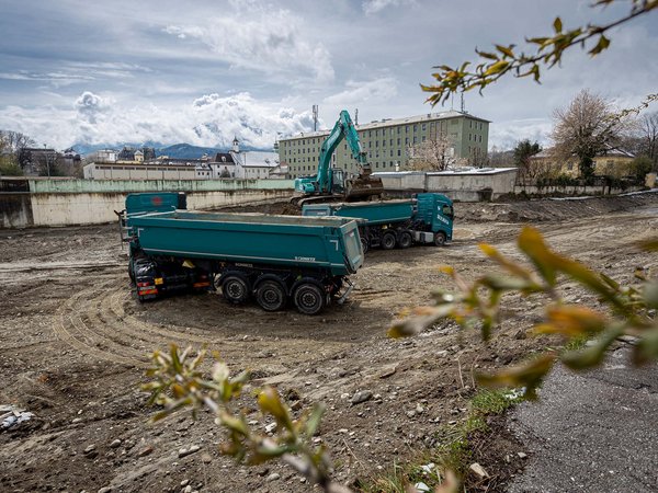 Baustelle Sicherheitszentrum Tirol - © Andreas Friedle Baustelle Sicherheitszentrum Tirol