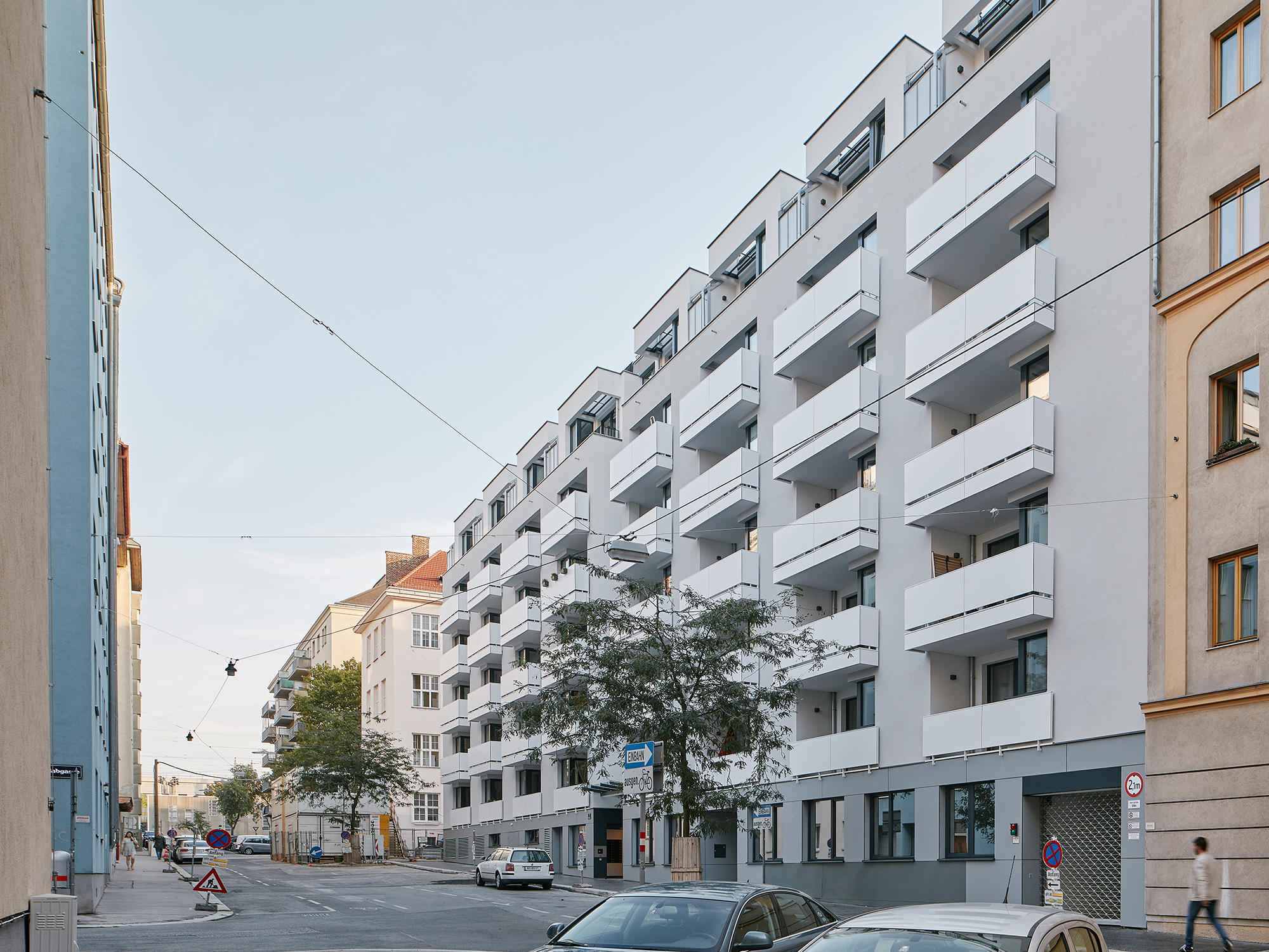 Mietwohnungen Geigergasse - © David Schreyer Ansicht Straßenseite